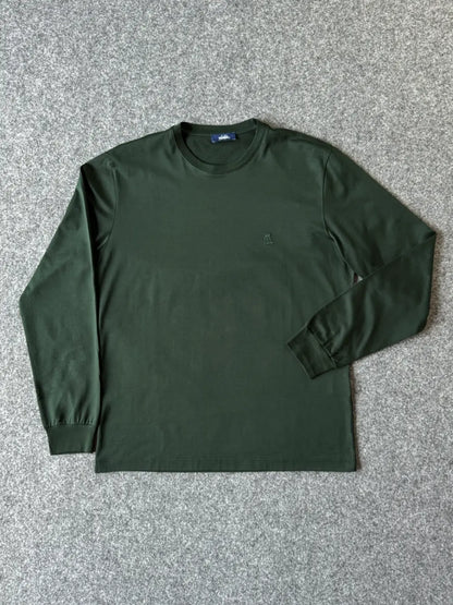 T-shirt in filo di scozia verde alta qualità Made in Italy - Archivio Tessile