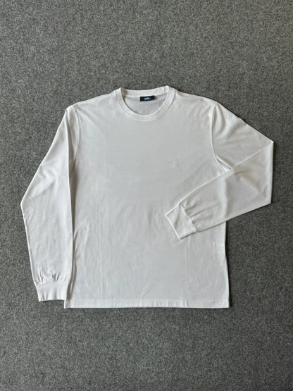 T-shirt in filo di scozia bianca alta qualità Made in Italy - Archivio Tessile