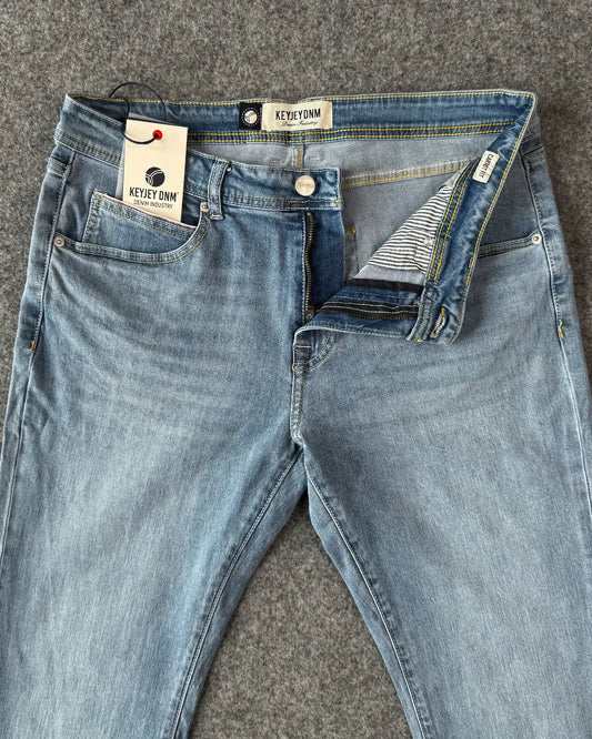 chiusura con zip YKK jeans KeyJey - Archivio Tessile