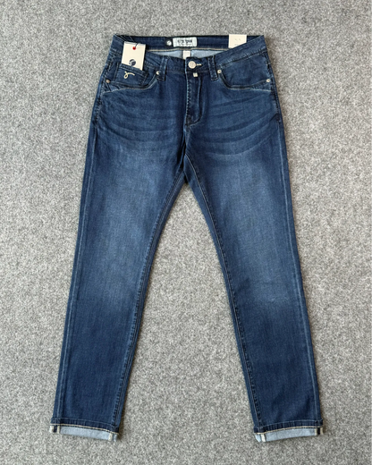 Jeans slim fit blu in tessuto light - Archivio Tessile