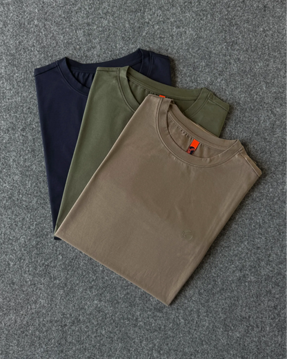 T-shirt girocollo bielastica KeyJey DNM- Archivio Tessile